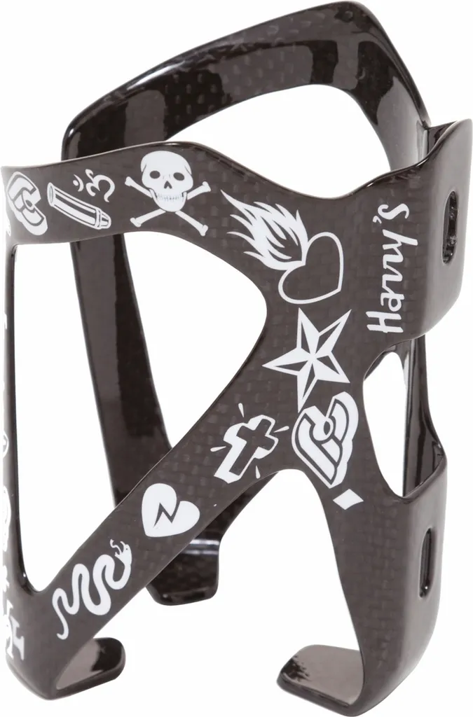 Cinelli Harry's Mike Giant Design Porte-bidon Carbone Noir One Size