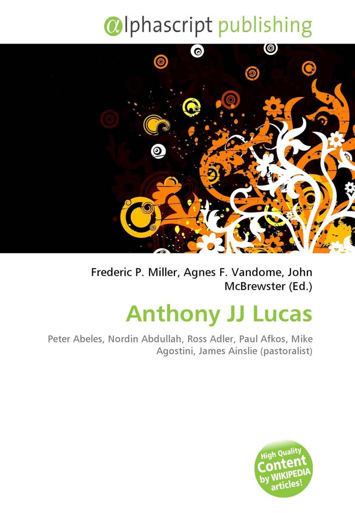 Anthony JJ Lucas