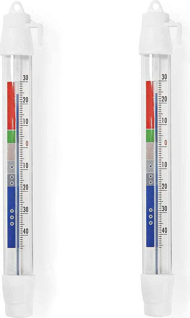 2x Thermometer Tiefkühle Kühlschrank für Bosch Siemens Miele AEG Samsung Bomann