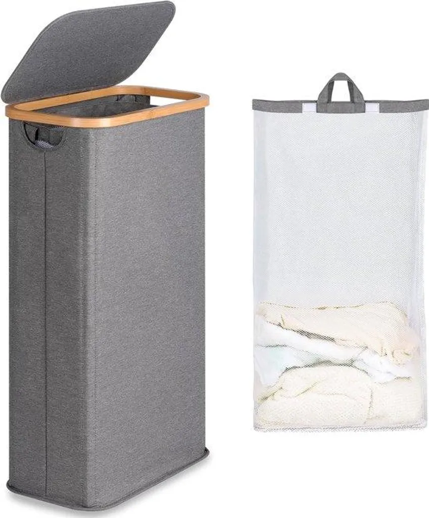 Récupérateur d'eau de pluie 63 litres gris pliable pour balcon et jardin