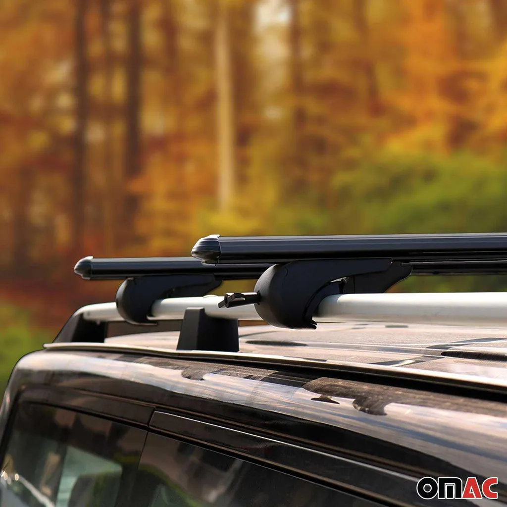 Portapacchi Ford Explorer 2002-2005 Barre Alluminio Nero 2x Resistenti - 10