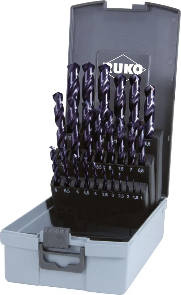 Kit forets inox et aciers spéciaux pour maintenance et usinage RUKO