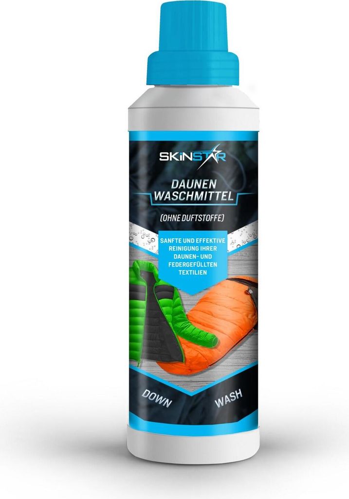 SkinStar Daunenwaschmittel Daunen Federn Spezial-Waschpflege Down Wash