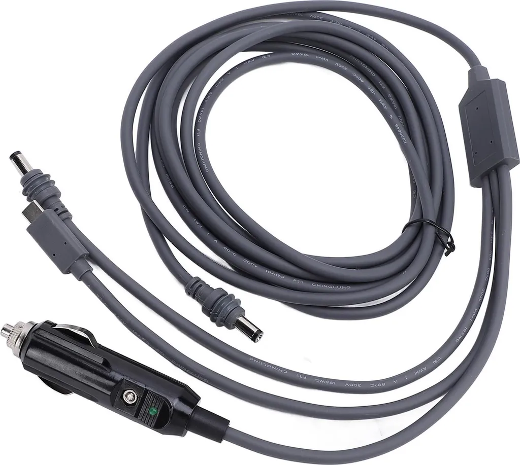 Rallonge de câble d'alimentation USB-C vers DC pour Antenne Satellite 5M