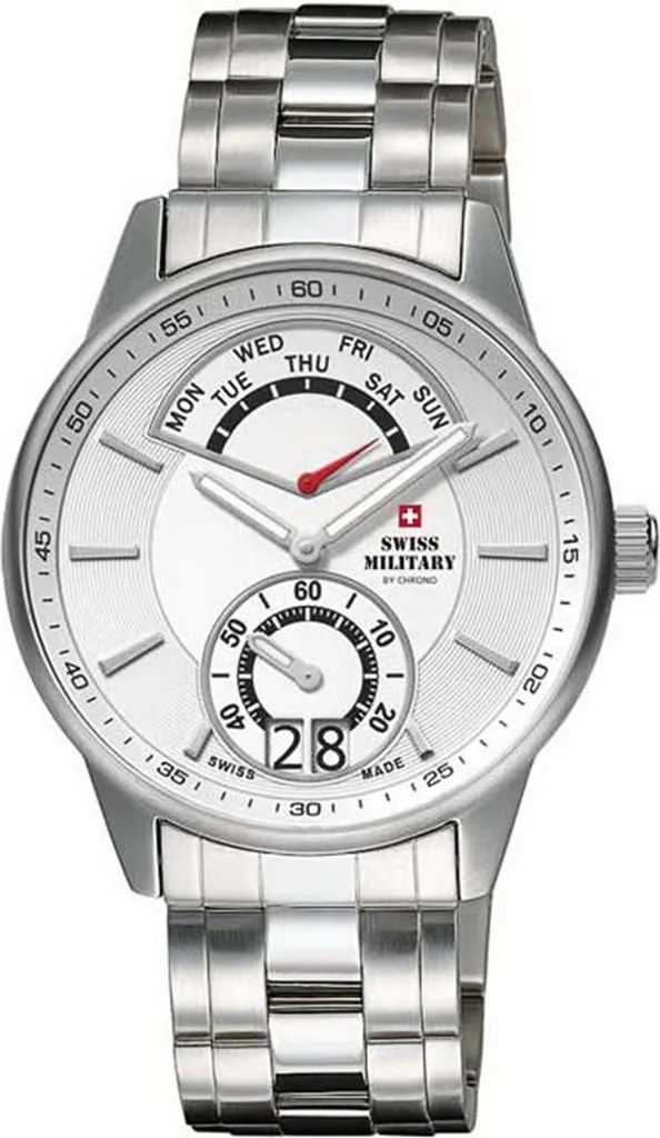 Montre Homme Swiss Military SM34037.02 Idéale pour Affaires et Sport