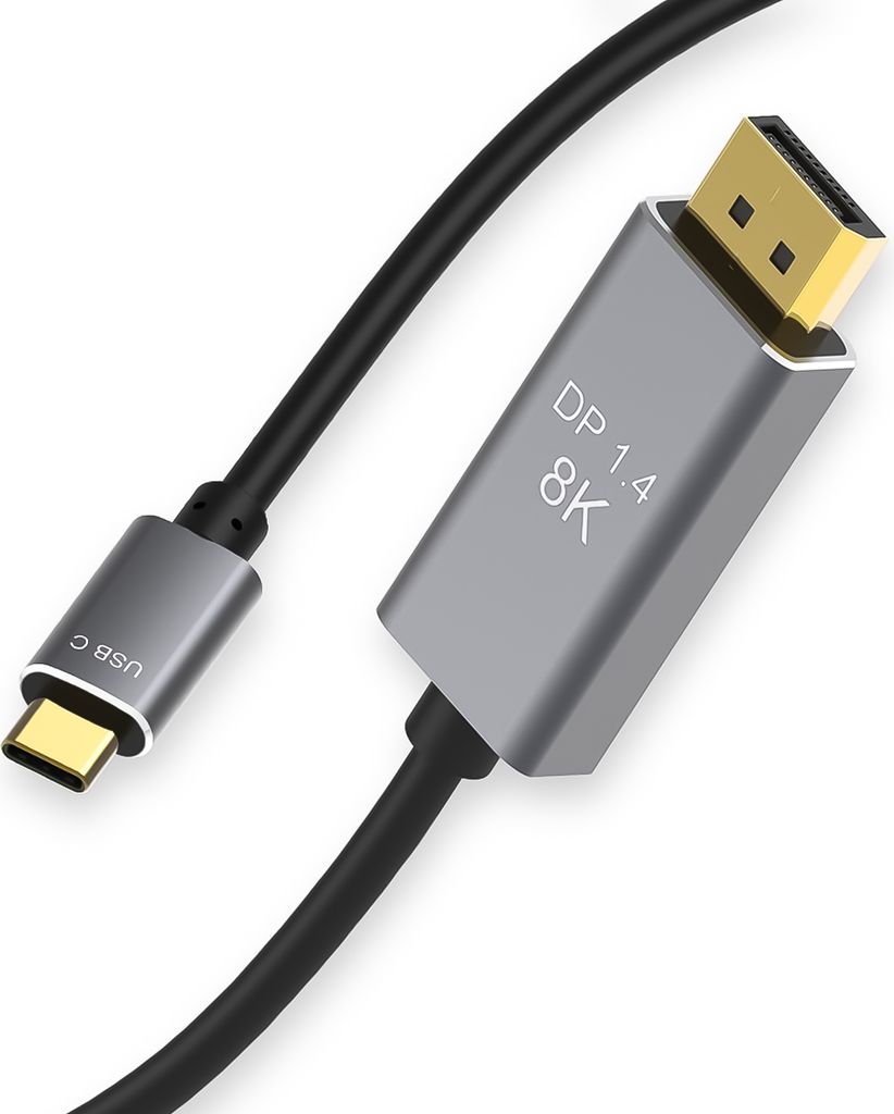 Reagle Câble adaptateur USB-C vers Displayport DP 8K 4K Image du produit 