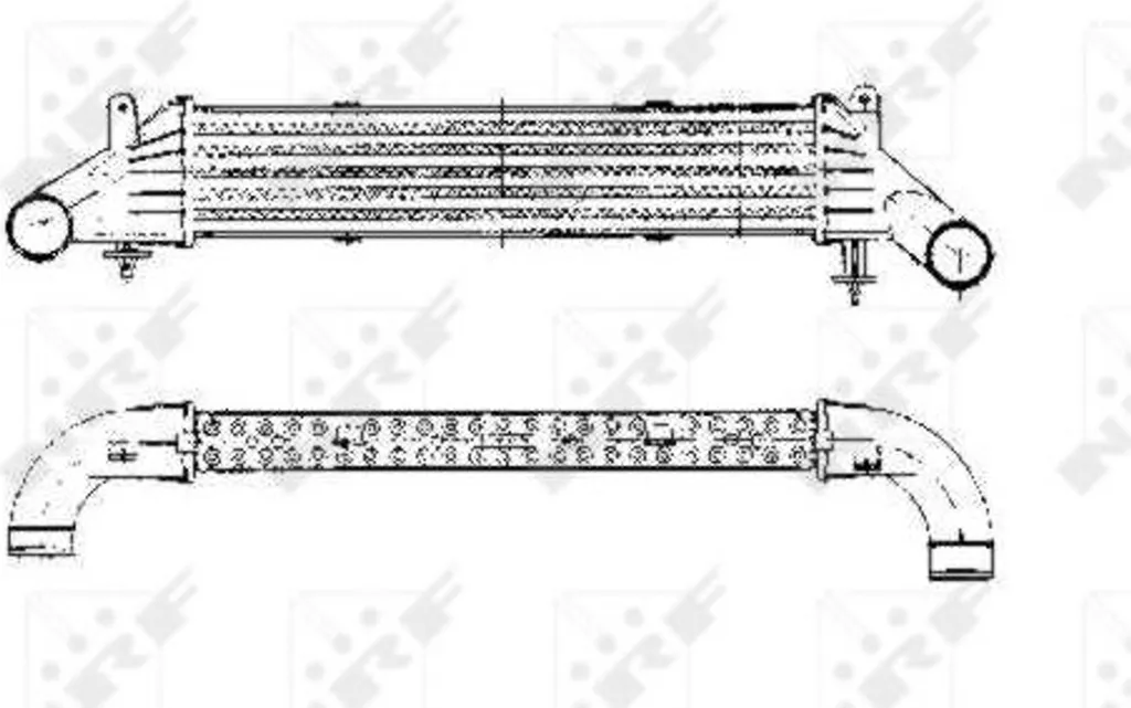 Intercooler NRF 30440 - Refroidisseur d'air OE 1705000200 pour SLK R170