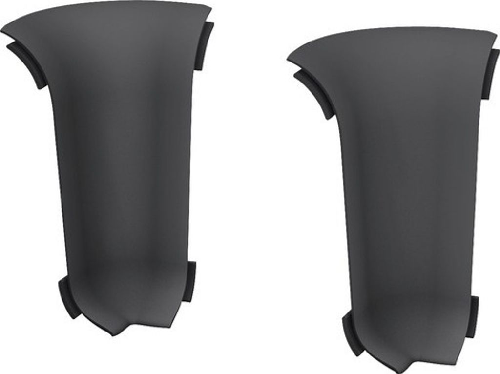 Prinz Innenecken für Kabelkanal-Sockelleiste dunkelgrau 60 mm