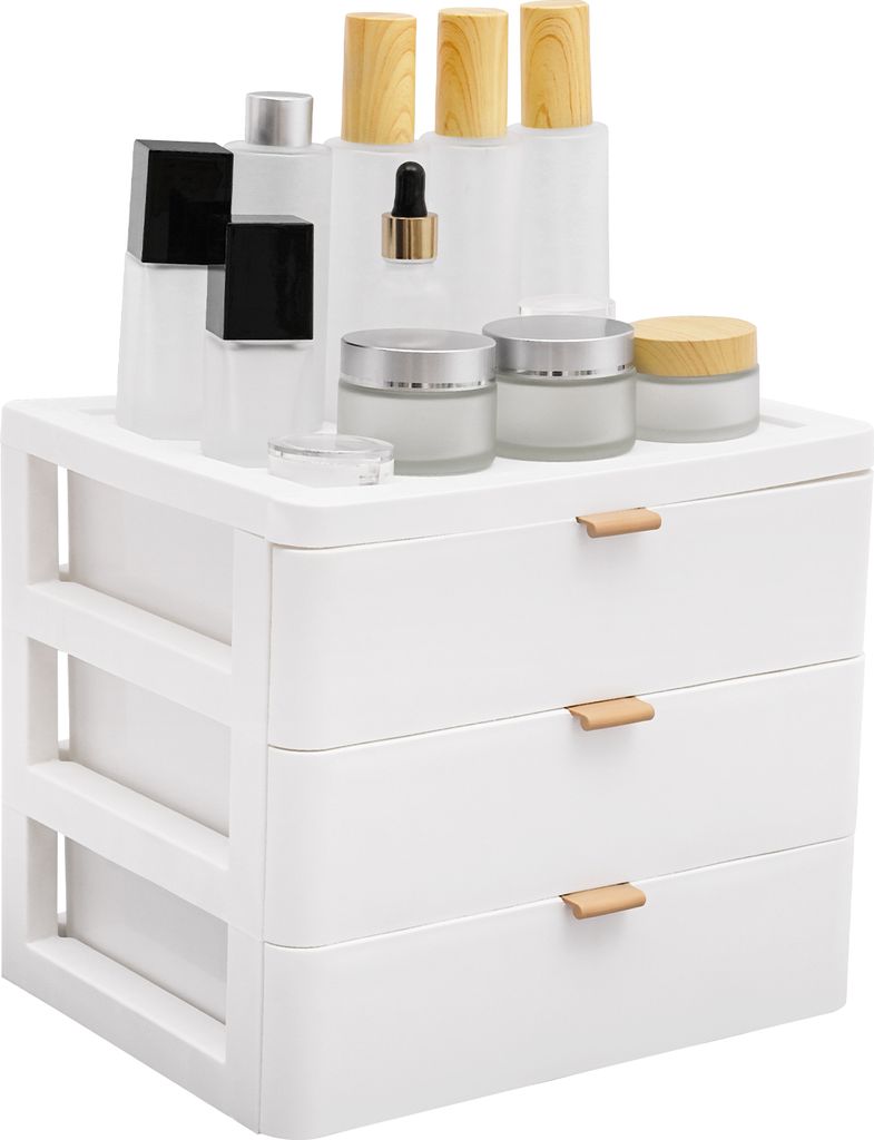 Schreibtisch Aufbewahrungsbox 3-schicht organizer Schublade Produktbild 10