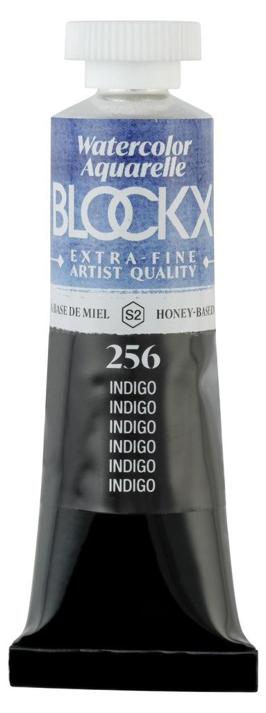 Extrafeine Aquarellfarbe Tube Indigo 15ml hohe Lichtechtheit cremige Textur