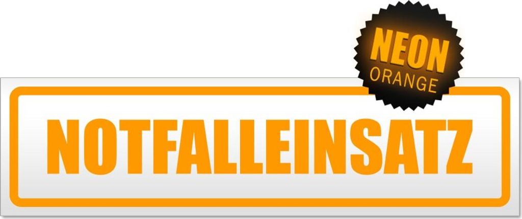 Notfalleinsatz Magnetschild Schild magnetisch