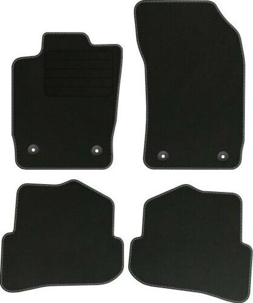 Velours Fußmatten für Audi S1 8X Bj. 2014 - 2018 Automatten Passform NEU BASIC