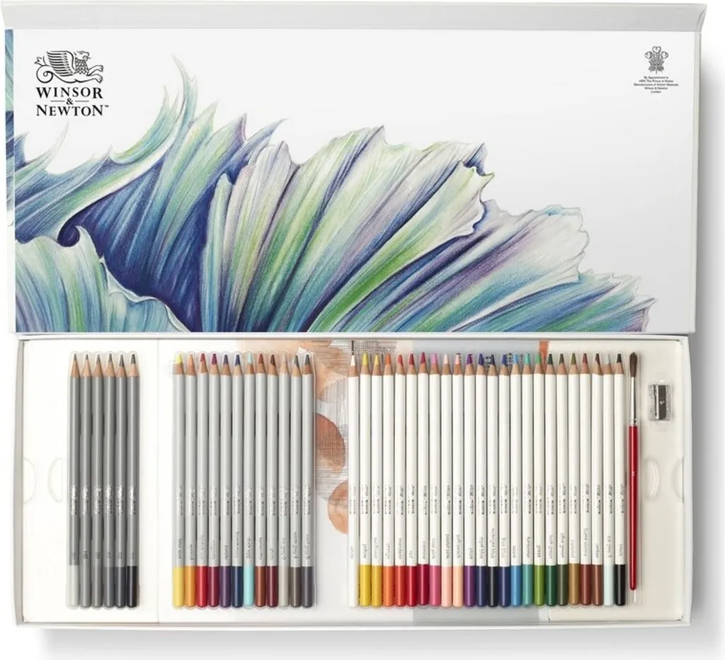 Boîte de 42 Crayons de Couleur pour Dessin Artistique et Illustration