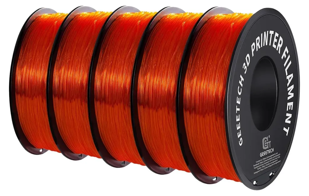 Filament TPU Anti-Casse Orange - Finies les Pièces 3D Fragiles et Cassantes