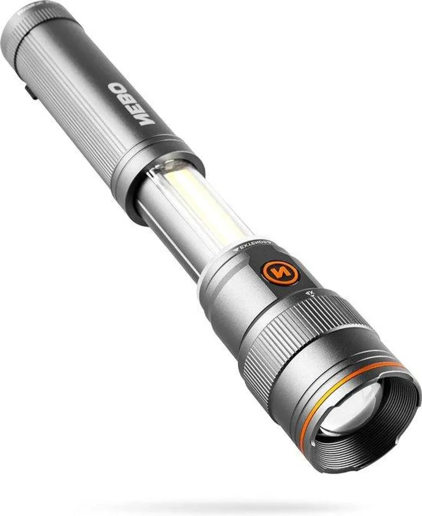 Projecteur LED sans fil 500 lumens noir multifonction avec 7 modes d'éclairage