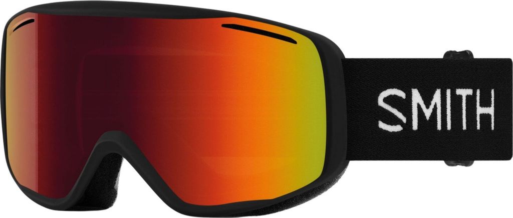 Smith RALLY Skibrille, Farbe/Glas:black2324/red solx mirror antifog
