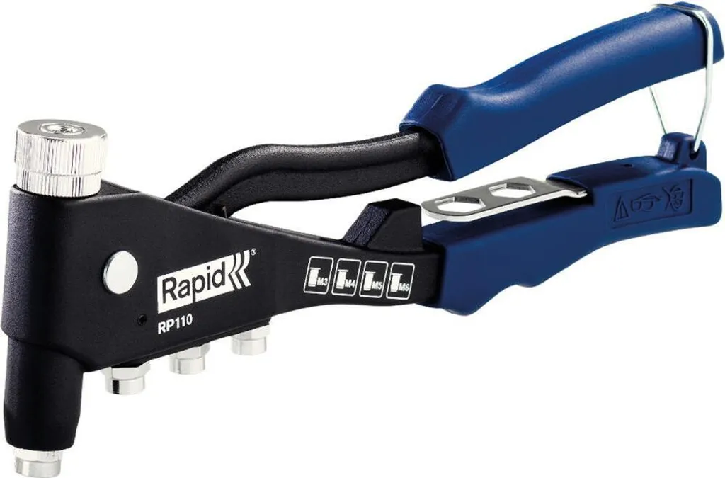Pince à rivets Rapid RP110 pour travaux de bricolage et de réparation