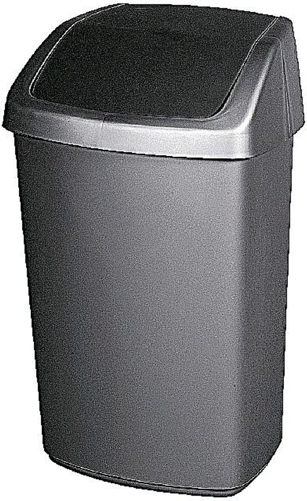 Poubelle 50 L idéale pour cuisine familiale Curver Swing 40x34x65 cm