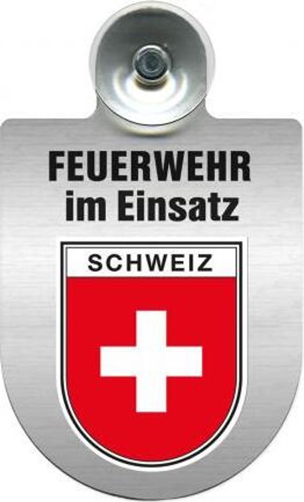 Einsatzschild Windschutzscheibe incl. Saugnapf - Feuerwehr Produktbild 