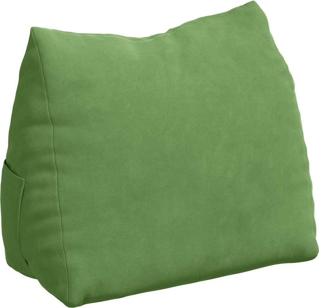 vidaXL Rückenkissen Hellgrün 45 x 20 x 35 cm Cordstoff