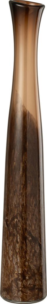 J-Line Vase Zylinder Glas Dunkelbraun Large