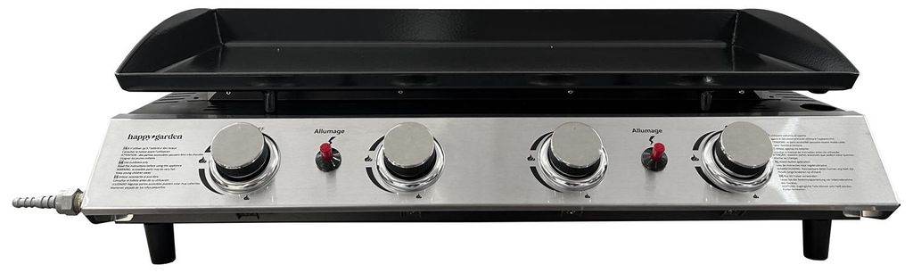 Plancha au gaz VALENCIA - 4 brûleurs 10kW Image du produit 