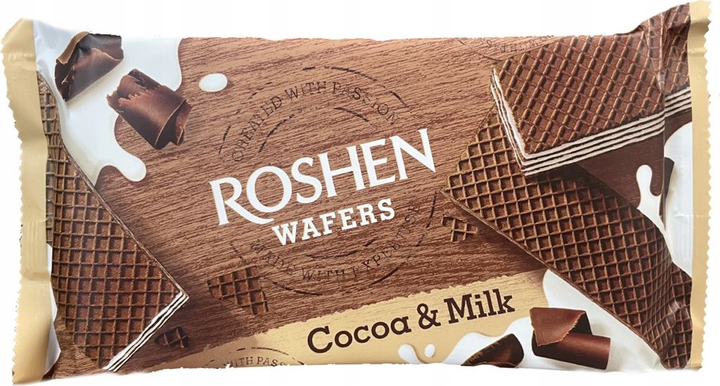 Wafle kakaowo-mleczne Roshen 216 g Obrázek produktu 
