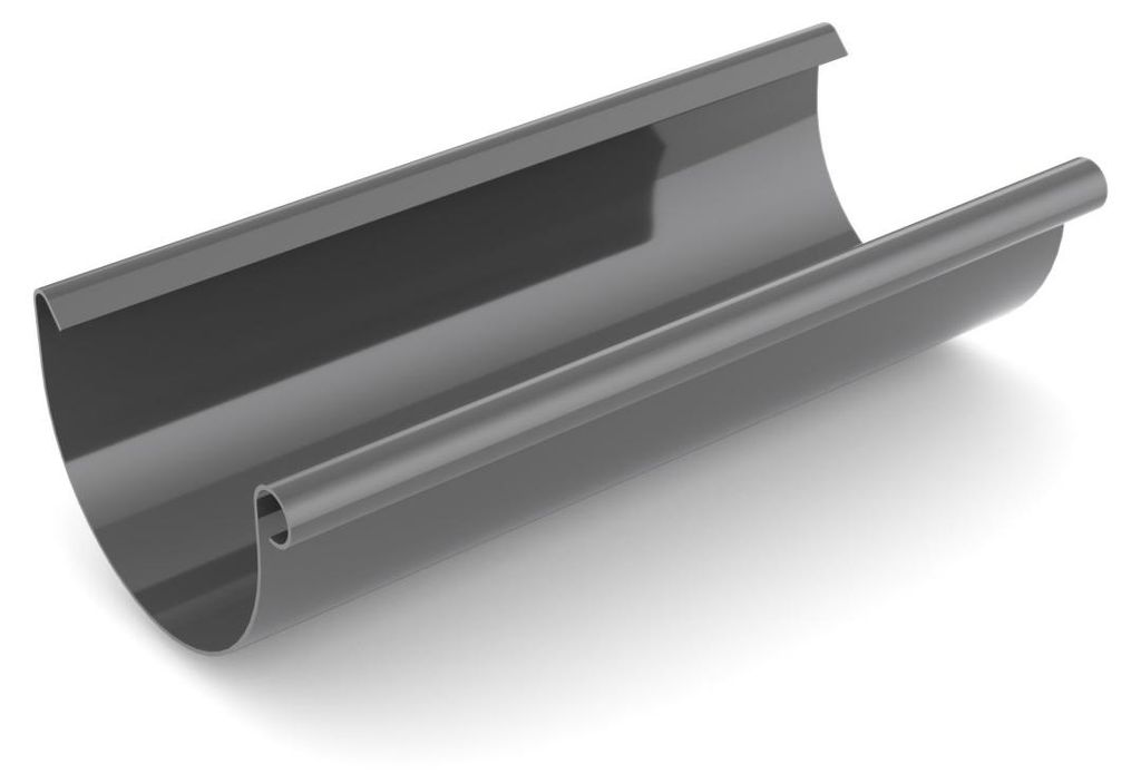 BRYZA Žľab, plastový žľab Ø 125 mm, dĺžka 4 m, antracitová Obrázok produktu 