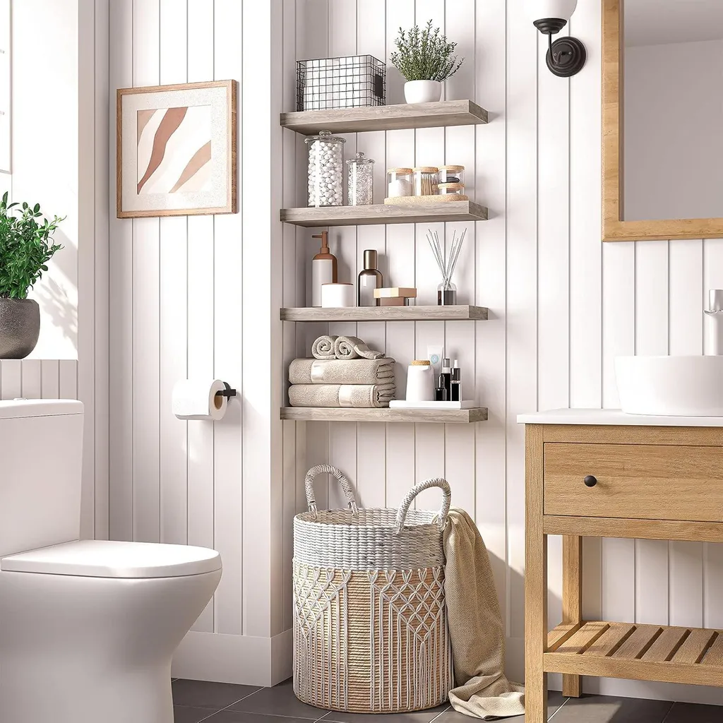 Étagère murale de 60 cm : optimisez vos murs sans équerre visible