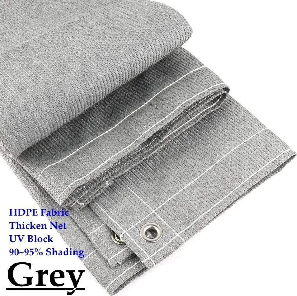 Voile d'ombrage gris 3x3m, filet de protection solaire UV 95% respirant