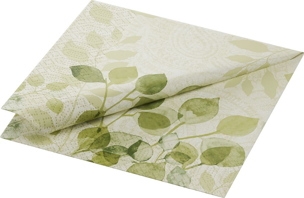 Duni Servietten Paisley leaves 3 lagig 33x33cm