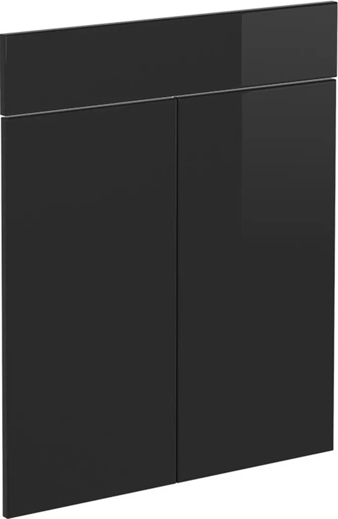 Anta Cucina Vicco R-Line Nero Lucido 59.2x70.8 cm | Design Minimal