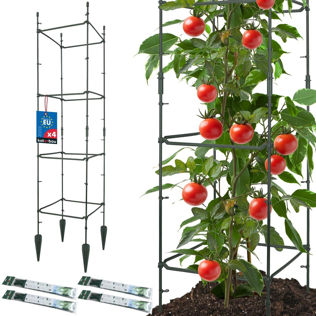 KOTARBAU® 4er Set Modulare Rankhilfe 29x29x120cm Produktbild 