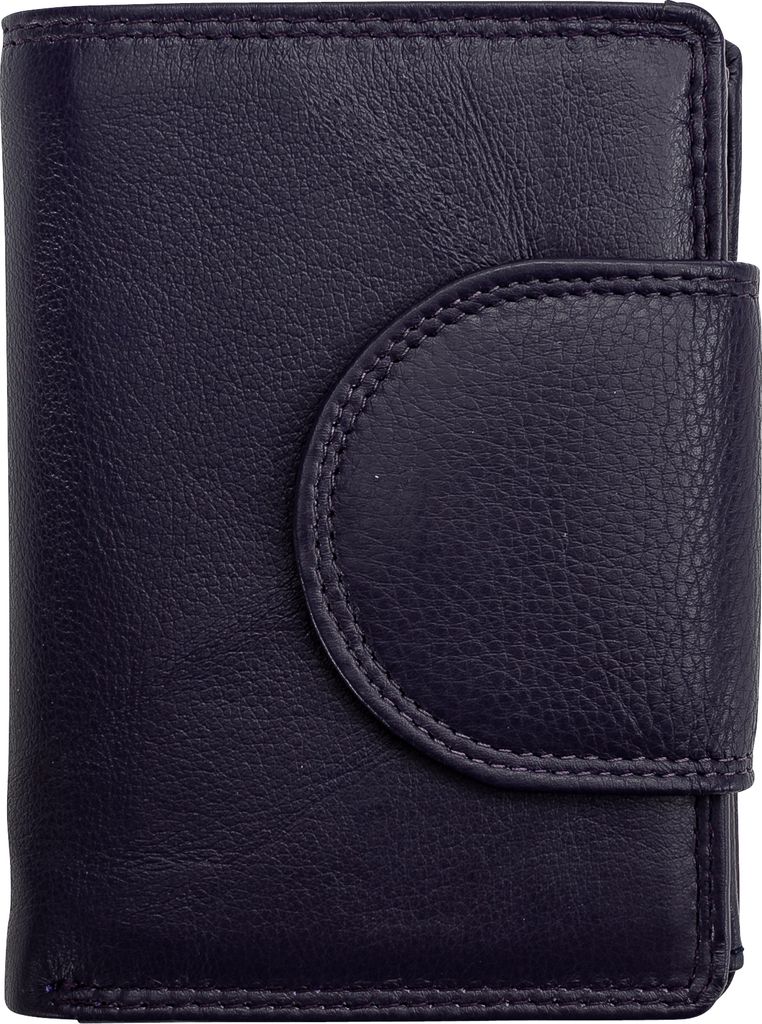 Josephine Osthoff Geldbörse Damen Wiener Schachtel, Platz für 11 Karten, Minibrieftasche mit Münzfach, Portemonnaie Herren Geldbeutel aus echt L...
