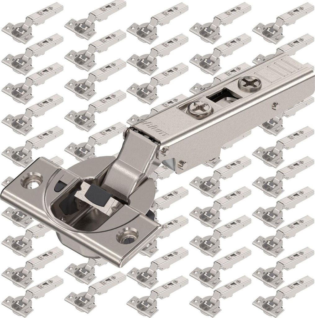 Blum Clip Top Blumotion 110 - Scharniere mit integrierter Dämpfung - hochwertige Scharniere für Küchenschränke - Topfscharnier mit Eckanschlag,...