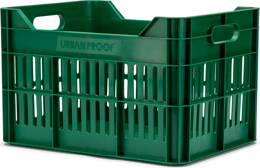 Urban Proof Click Fahrradkiste 30 Liter Recycelter Kunststoff Retro Grün