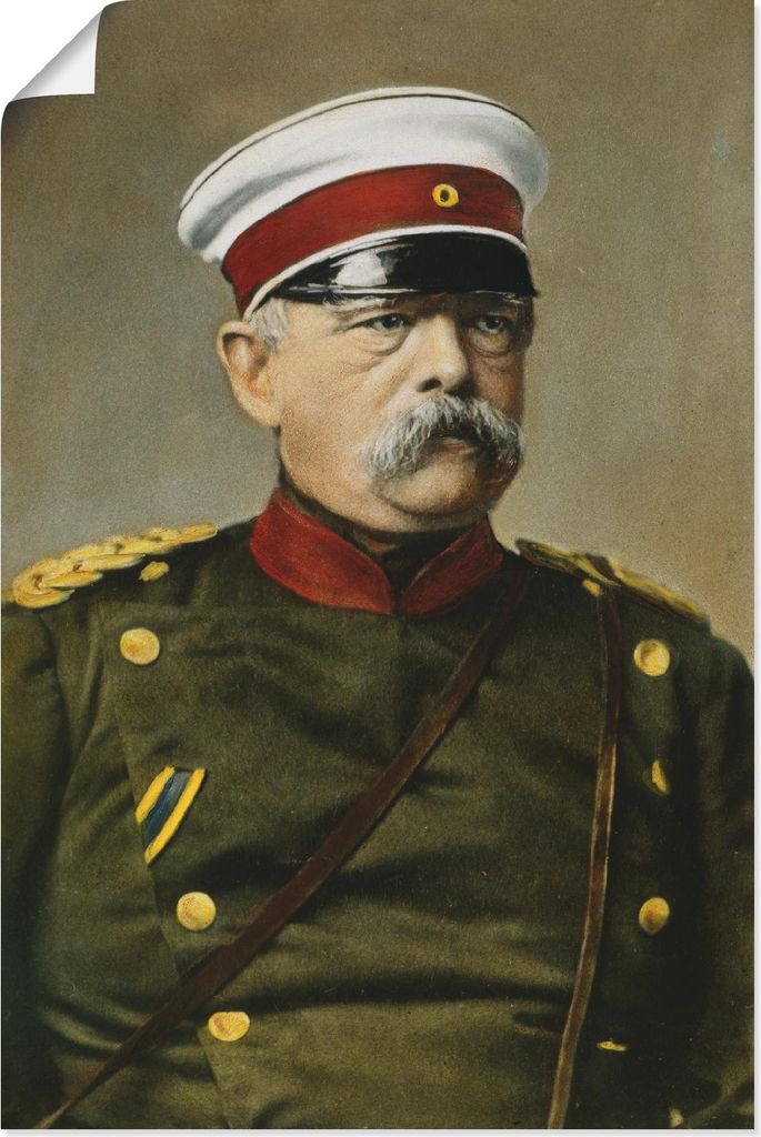 ARTland Poster Otto von Bismarck II Größe: 40x60 cm