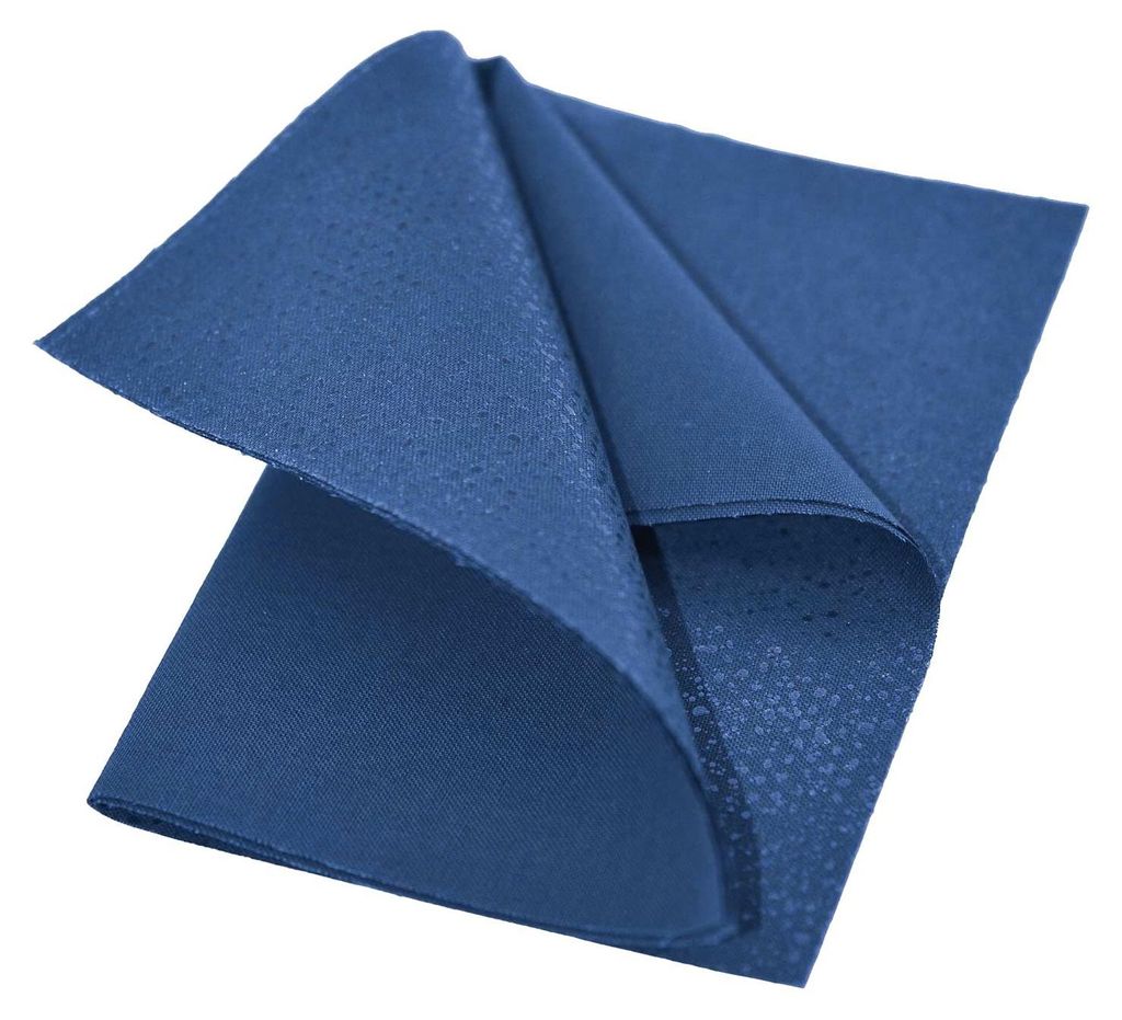 3 zuschneidbarer Flicken aus Baumwolle zum aufbügeln 15 x 20cm , marineblau