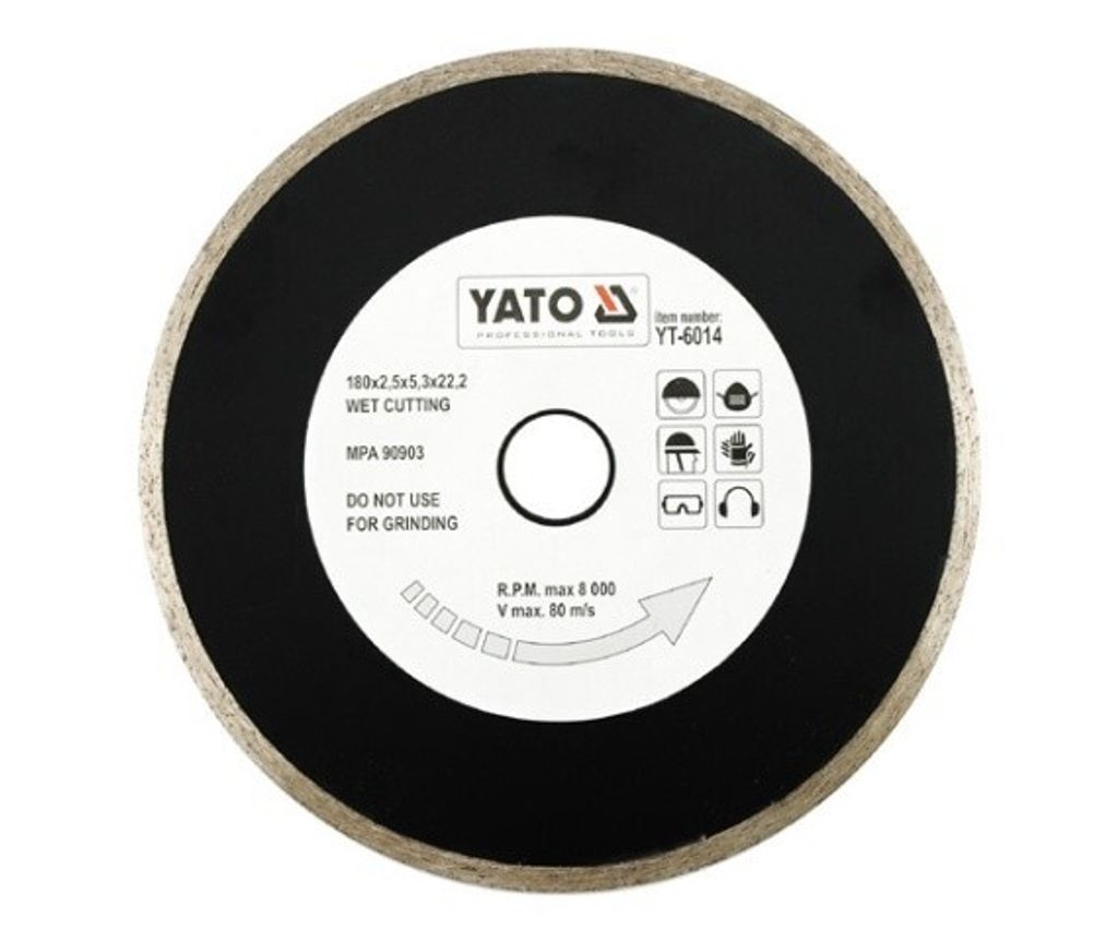 YATO Trennscheibe Winkelschleifer YT-6014 180mm Blisterpack 410g