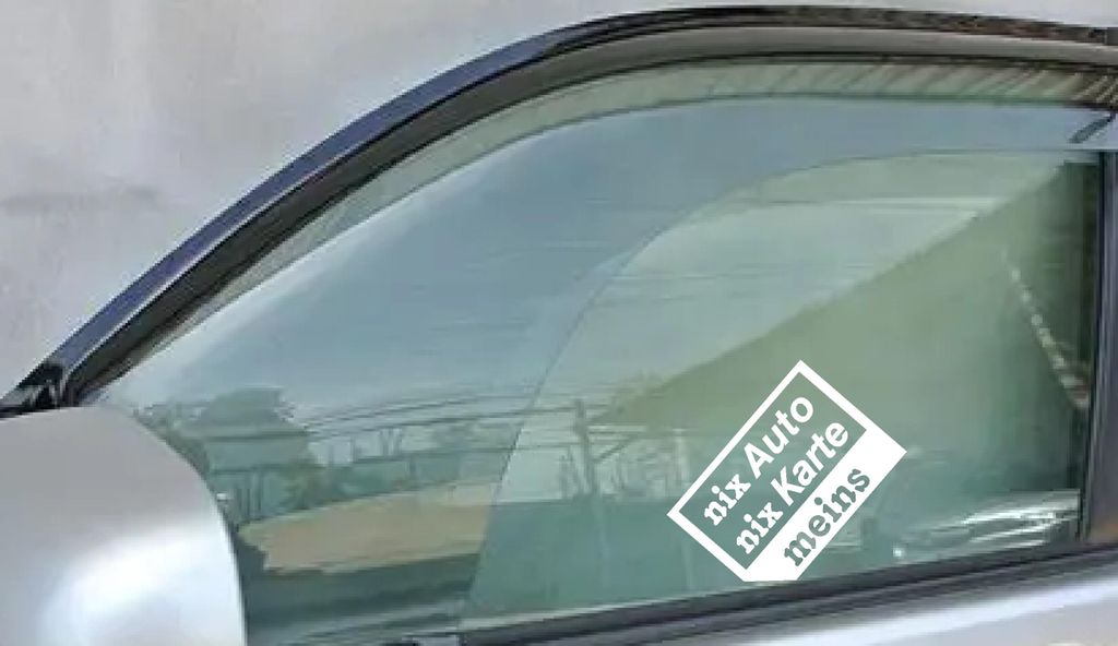 nix Auto - nix Karte -MEINS - Autoscheibenaufkleber
