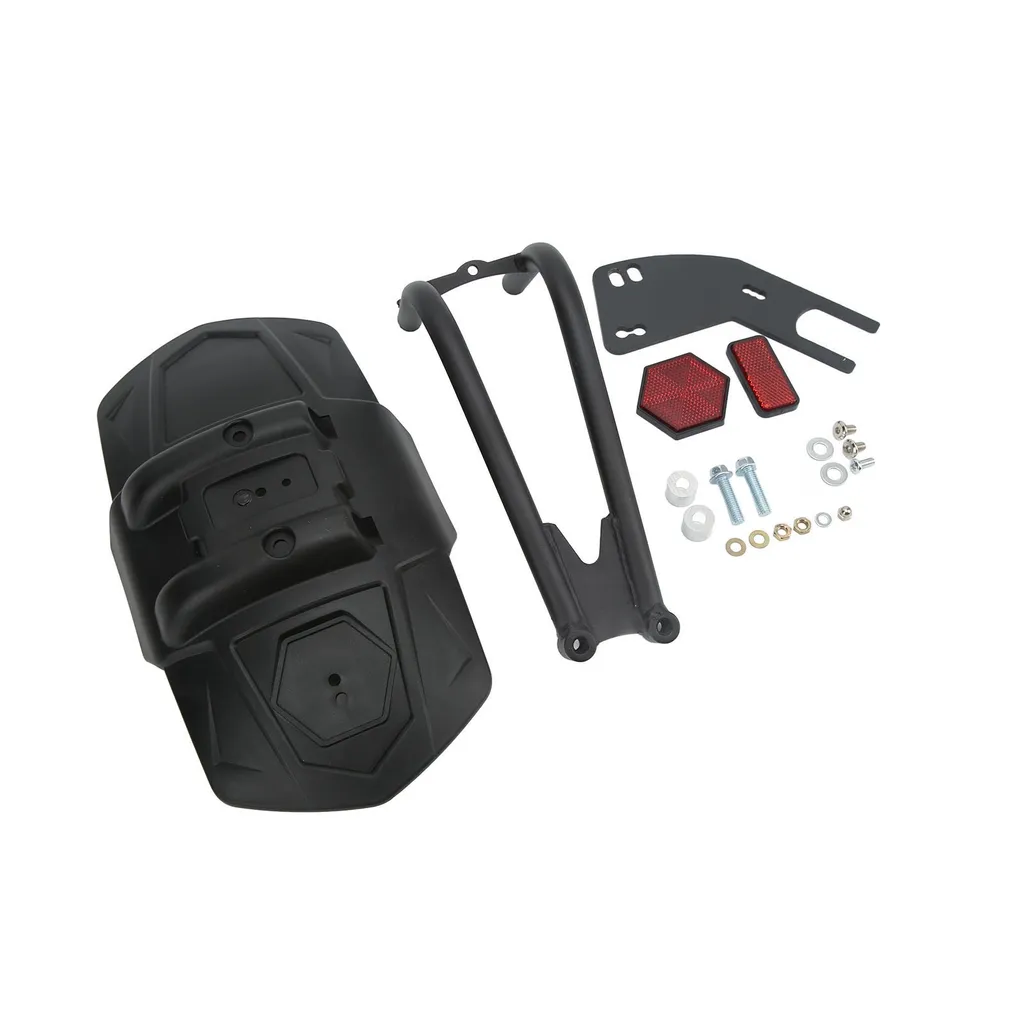 Housse de protection de roue de moto anti-projection en carbone et acier