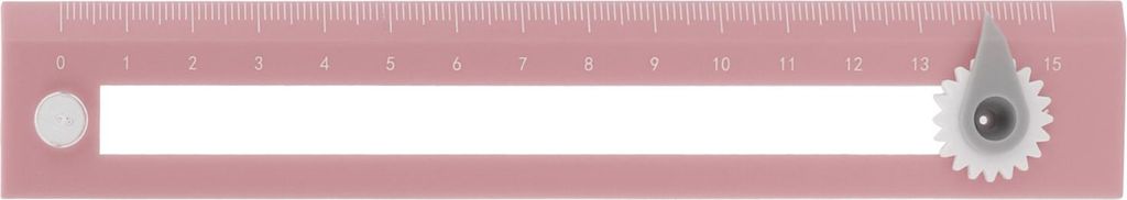 Zirkel-Lineal, zwei-in-einem, hochpräzises Lernwerkzeug für Schülerzeichnungen, Lineale, Pink