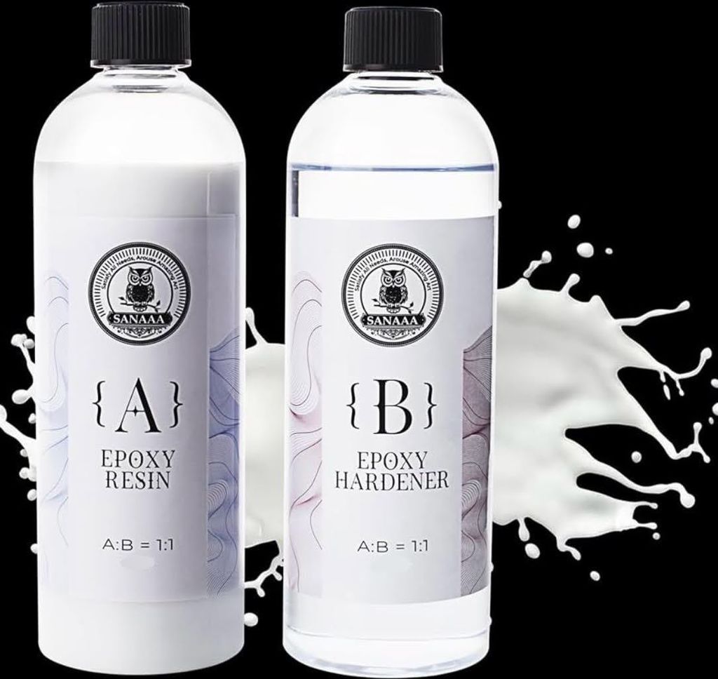 SANAAA Epoxidharz 474 ml hochglänzend blasenfrei Produktbild
