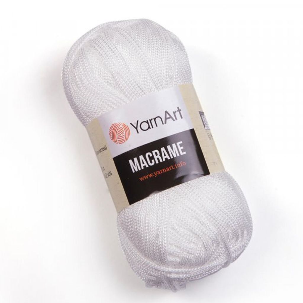 YarnArt Macrame příze 90 g / 90 m - barva 154 bílá - Obrázek produktu 