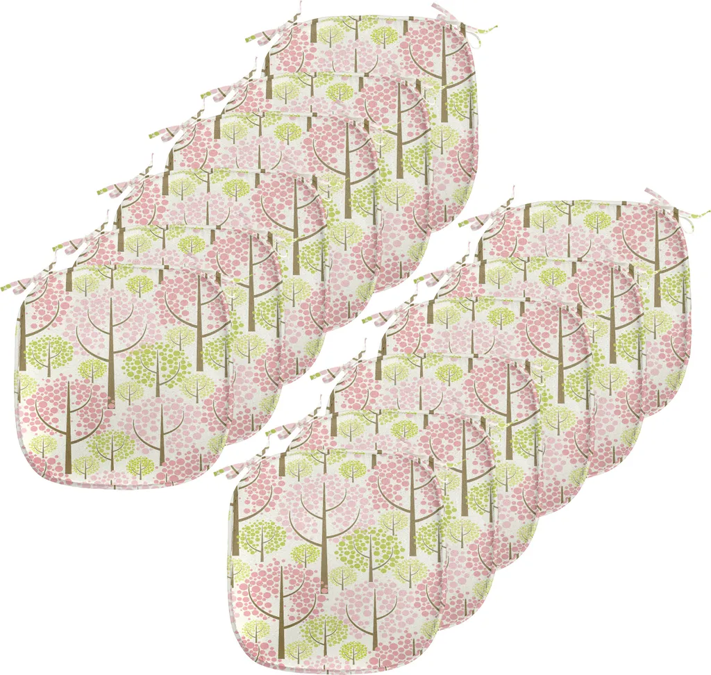 Set 12 Cuscini Cucina Impermeabili ABAKUHAUS Cherry Blooms 40x40