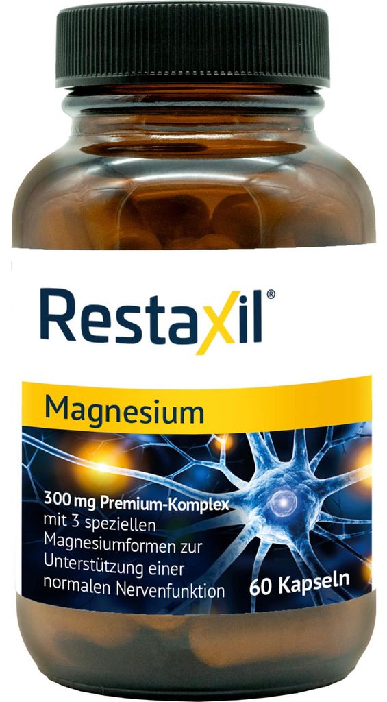 Restaxil Magnesium Kapseln zur Unterstützung einer normalen Produktbild 