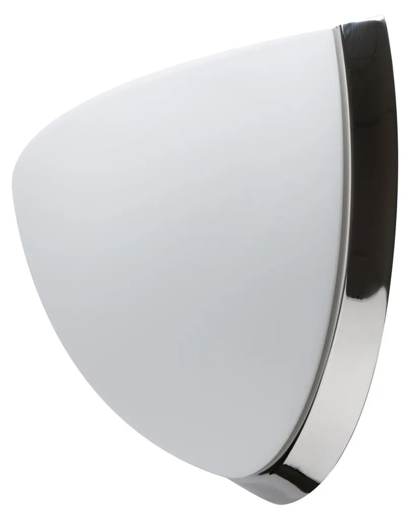 Applique Murale pour Couloir et Terrasse OSMONT NELA Inox Blanc E27
