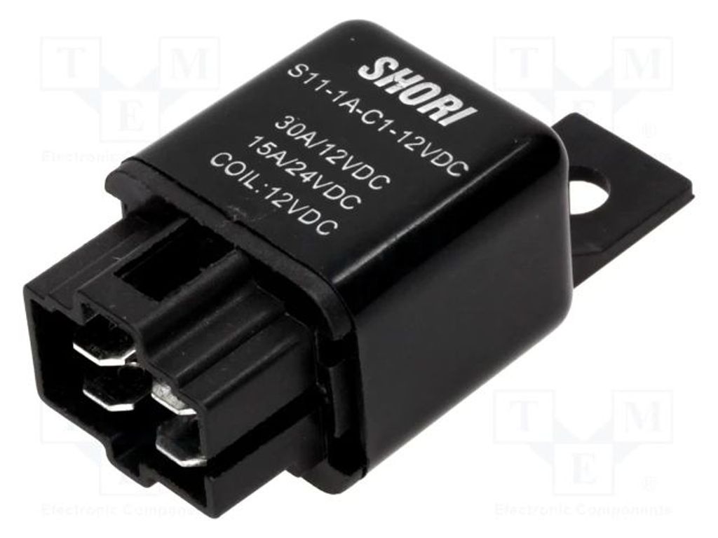 Relè: elettromagnetico; SPST-NO; bobina: 12VDC; 30A; per Immagine del prodotto 