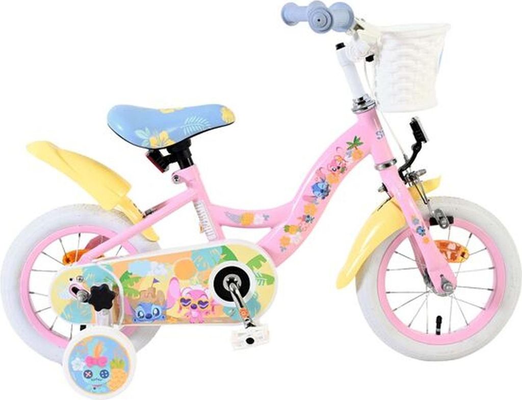 Bicicletta Disney Stitch per bambini - ragazze - 12 pollici Immagine del prodotto 