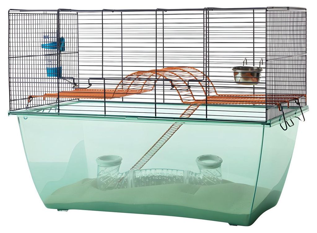 Nobby 20519, Käfig, Hamster, Maus, Schwarz, Blau, Metall, 700 mm, 370 mm